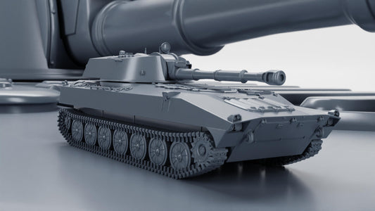 2S1 Gvozdika | Obús autopropulsado