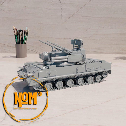 9K22 Tunguska - SA-19 Grison - Sistema Antiaéreo Autopropulsado Ruso