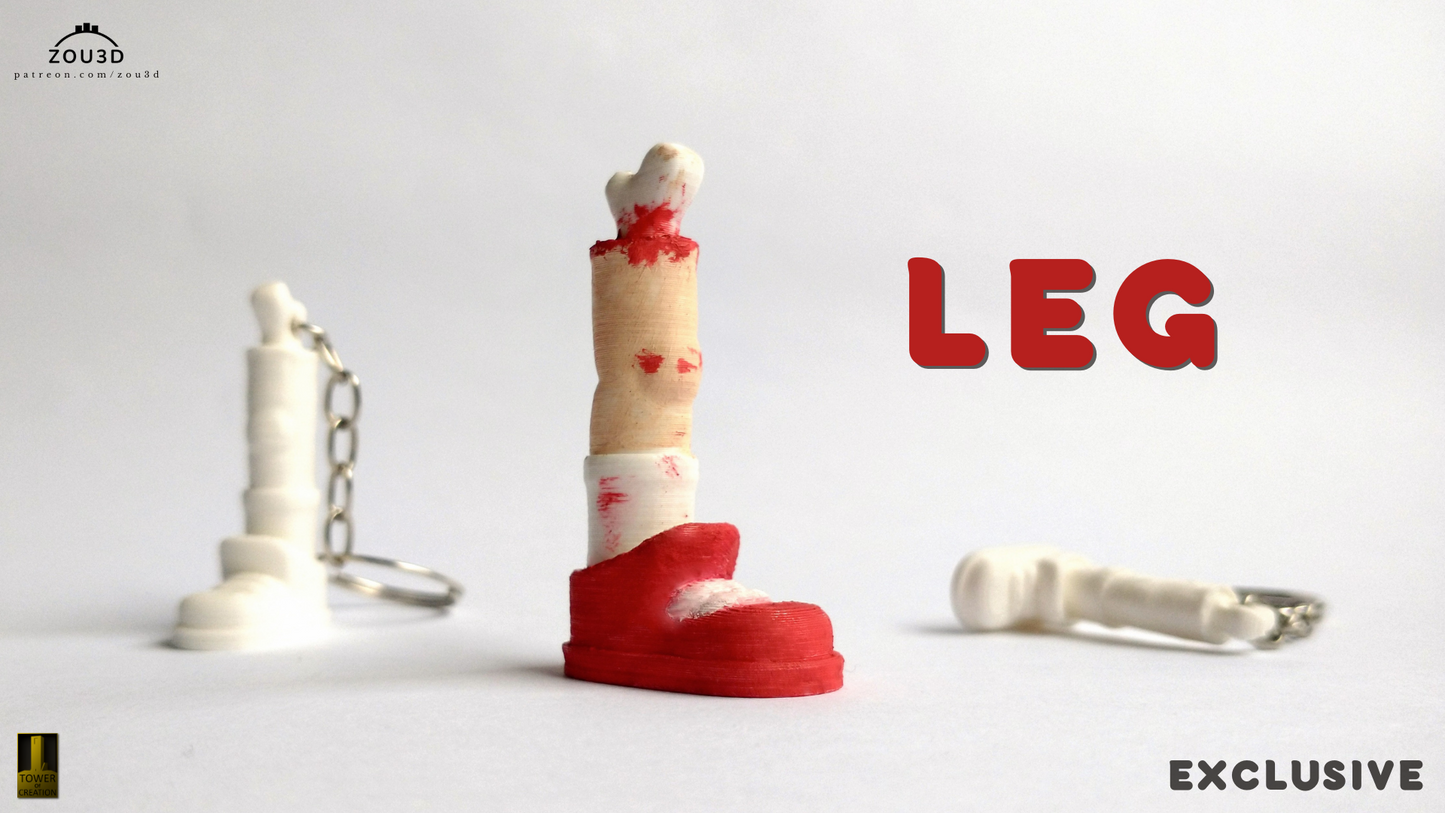 Scary leg for Halloween