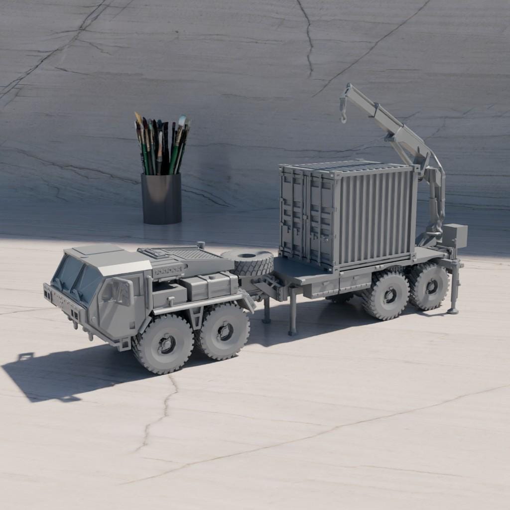 Oshkosh Mk48 LVS Dragon Wagon 8x8 transporte articulado