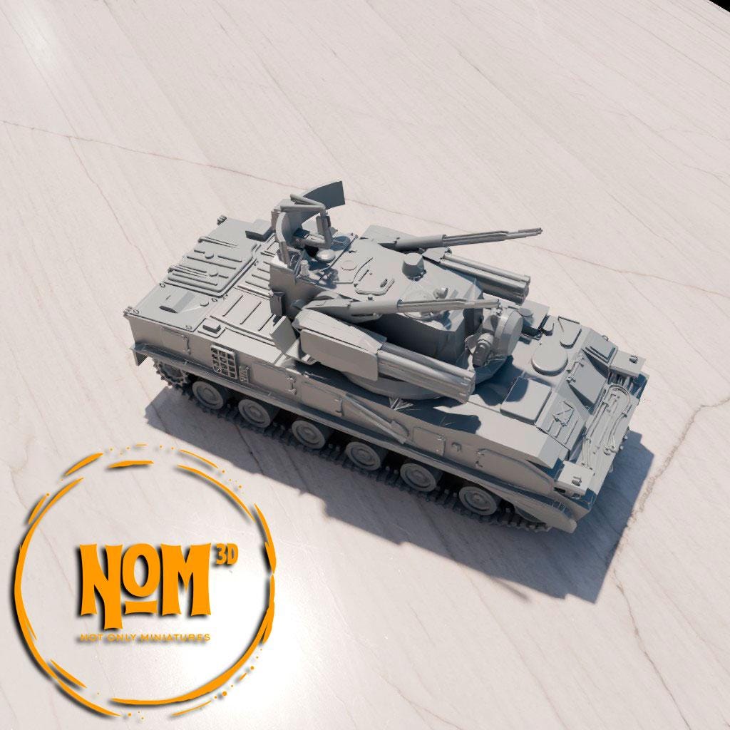 9K22 Tunguska - SA-19 Grison - Sistema Antiaéreo Autopropulsado Ruso