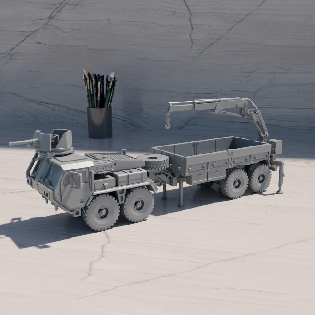 Oshkosh Mk48 LVS Dragon Wagon 8x8 transporte articulado
