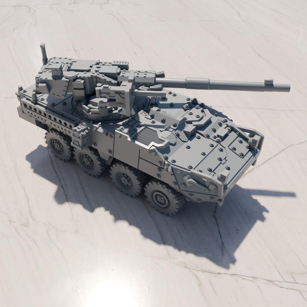 M1128 - MGS Sistema de cañón móvil