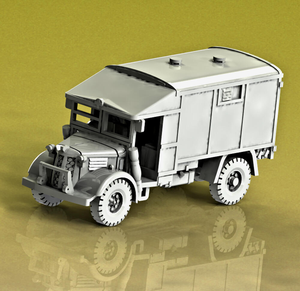 Austin K2Y ambulance no doors