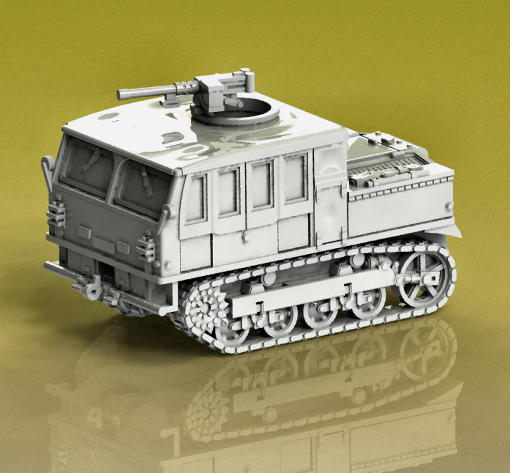 High speed tractor M5A1 closed