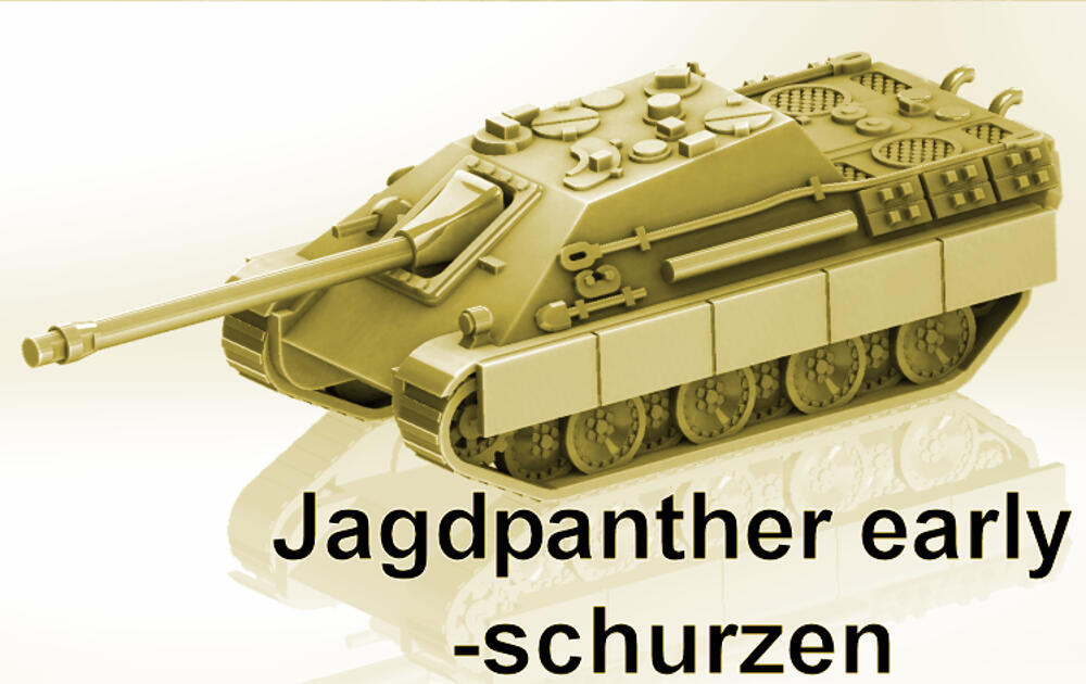 Jagdpanther early schurzen