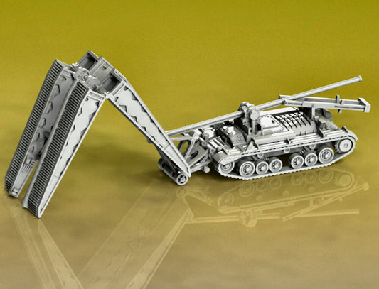 Valentine bridgelayer deploying