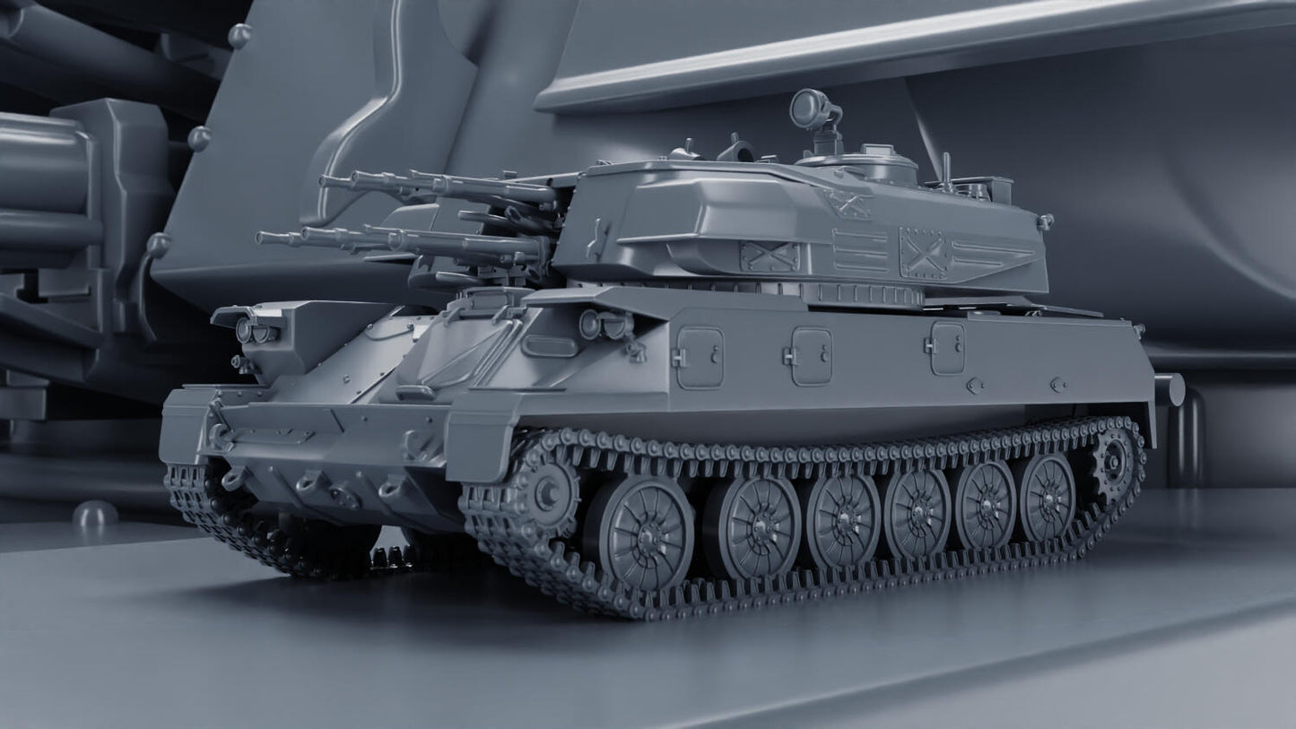 ZSU-23-4 Shilka radar | Sistema de defensa antiaérea autopropulsado con radar (SPAAG)