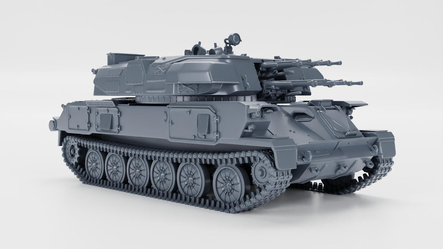 ZSU-23-4 Shilka radar | Sistema de defensa antiaérea autopropulsado con radar (SPAAG)