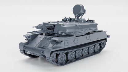ZSU-23-4 Shilka radar | Sistema de defensa antiaérea autopropulsado con radar (SPAAG)