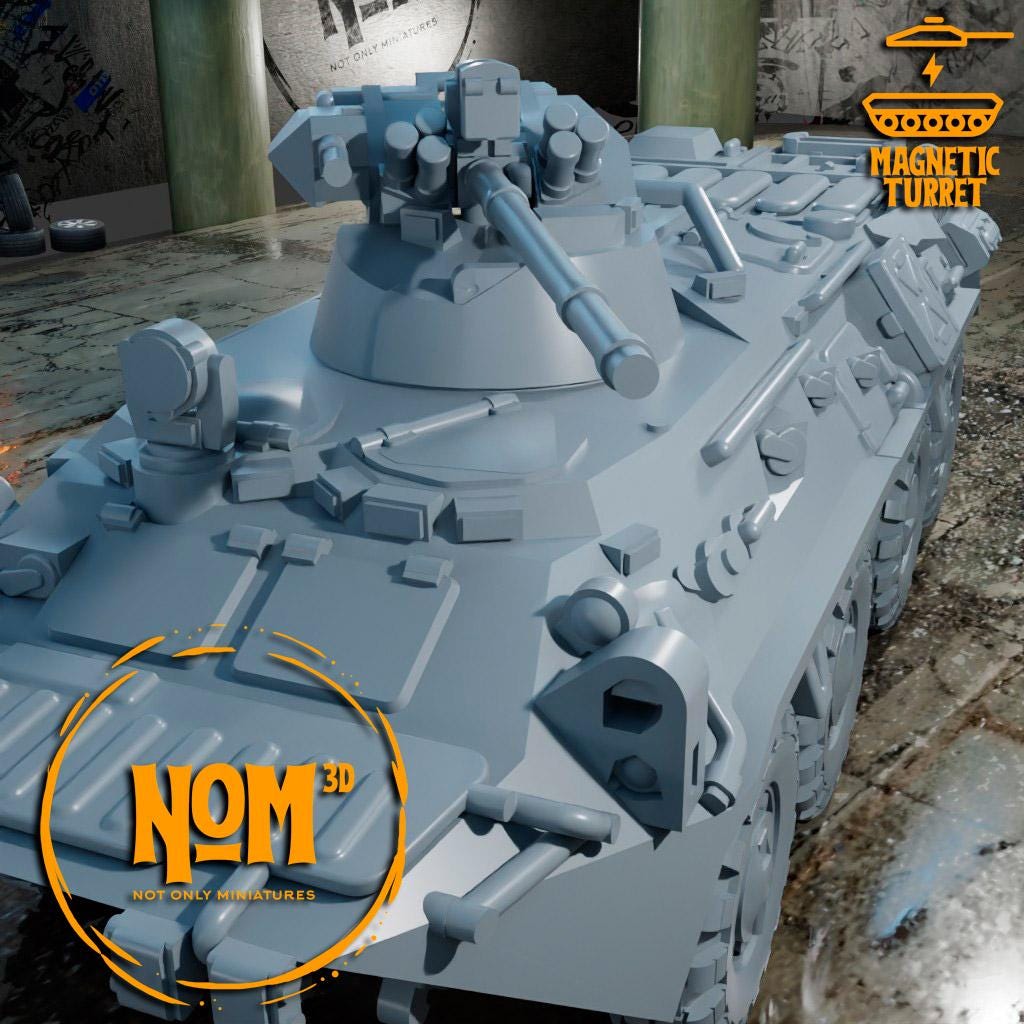 BTR-82A APC 8x8 - Vehículo blindado soviético