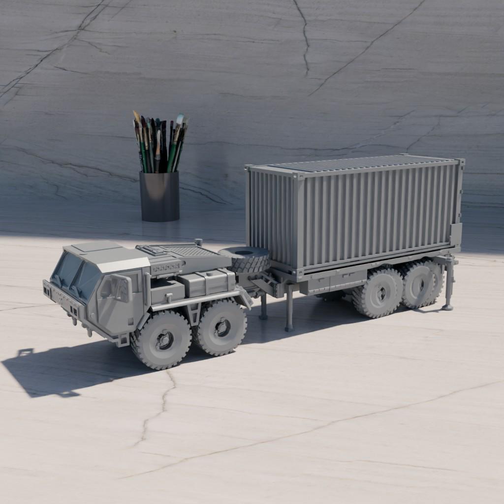 Oshkosh Mk48 LVS Dragon Wagon 8x8 transporte articulado