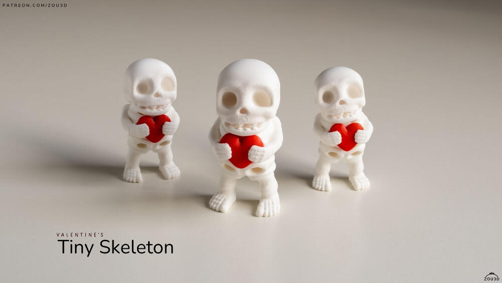 Mini Esqueleto corazón